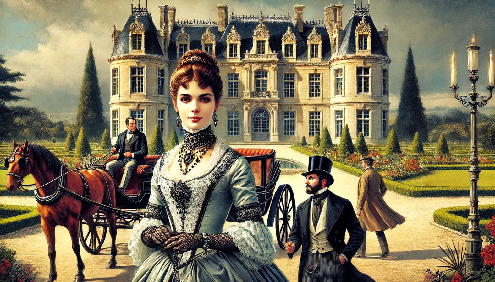 Countess Isabelle de Clermont welcomes Dupin and the narrator to her estate.