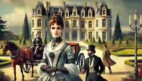 Countess Isabelle de Clermont welcomes Dupin and the narrator to her estate.