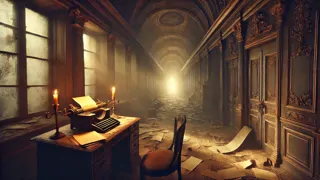 Reunión secreta a altas horas de la noche en la ala de invitados del Palacio de Invierno, los conspiradores sellan el manuscrito oculto definitivo.