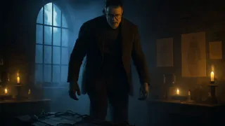 La primera aparición de la criatura bajo cielos atronadores en el laboratorio de Frankenstein