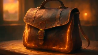 Großmutters Feen-Handtasche, die im geheimen Licht schimmert