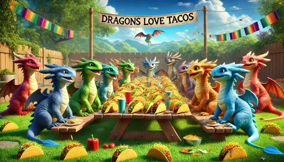 Dragons Love Tacos