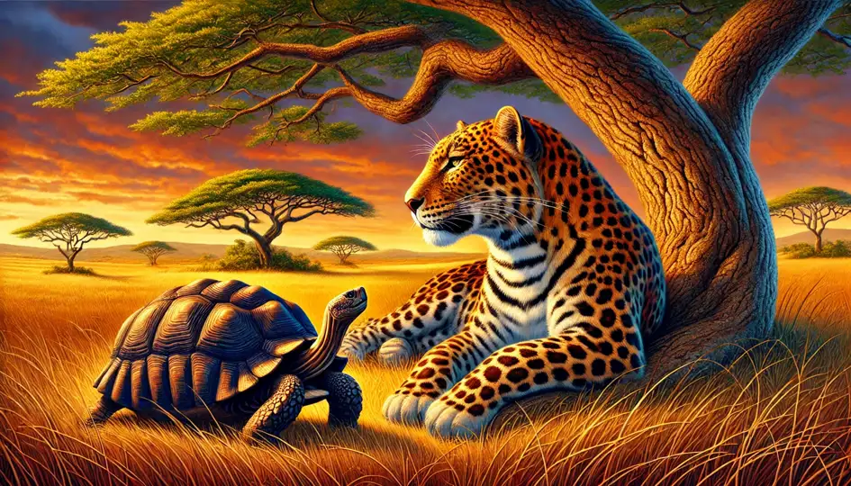 The Story of the Leopard and the Tortoise