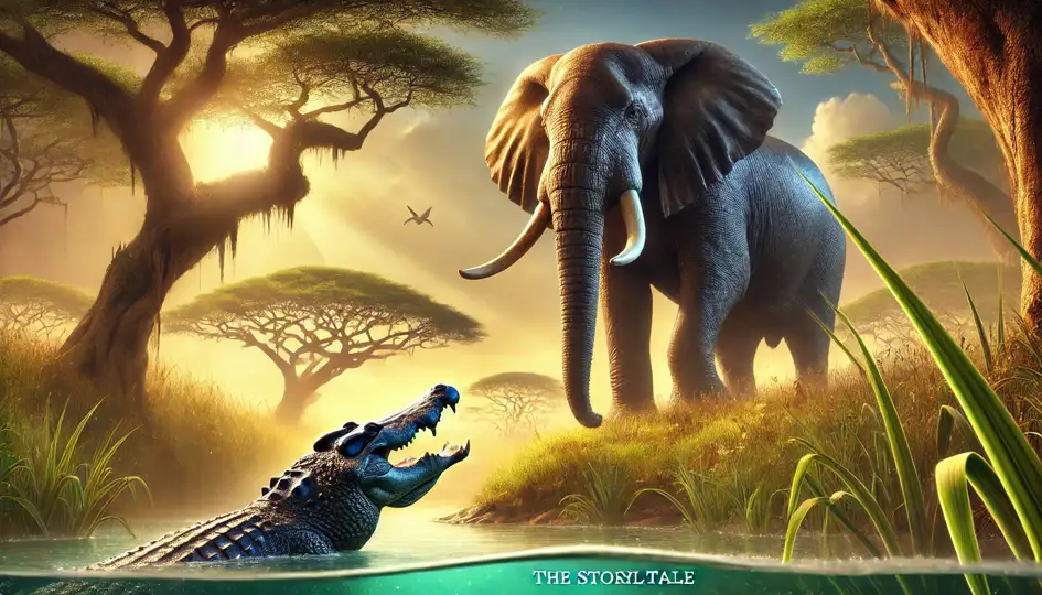 The Story of the Elephant and the Crocodile