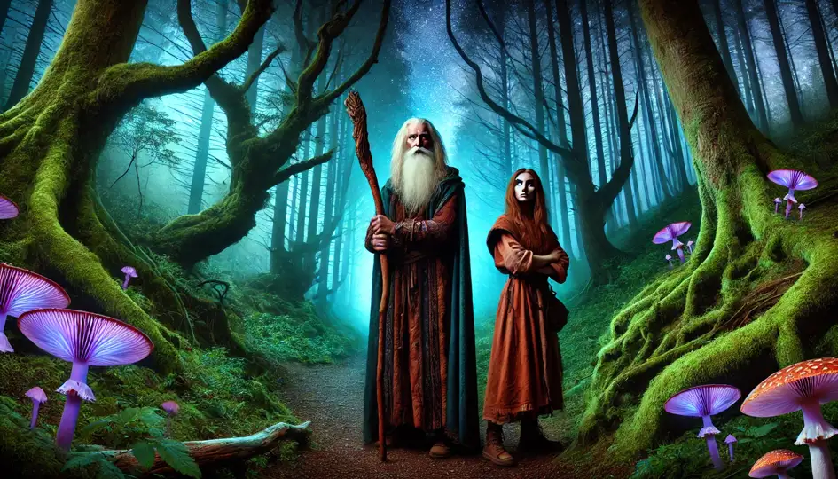 The Wise Old Man and the Enchanted Forest