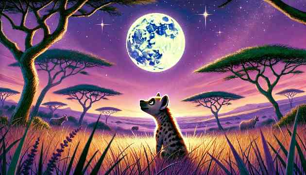 The Hyena and the Moon