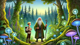 The Wise Old Man and the Enchanted Forest