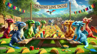 Dragons Love Tacos