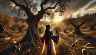 The Olive Tree Maiden of Bethlehem