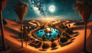 The Moonlit Oasis