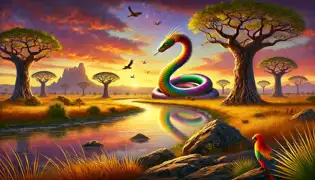 Nkisu, the Rainbow Serpent of Zambia