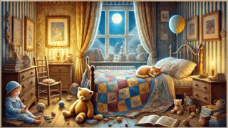 Gute Nacht, Mondlicht: Die sanfte Reise des Träumenden