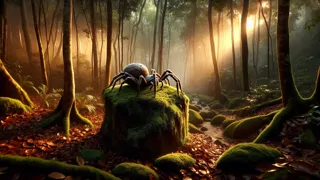 Anansi y la roca cubierta de musgo