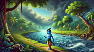 The Tale of Krishna and the Kaliya Serpent