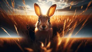 Der kluge Hase und der Löwe