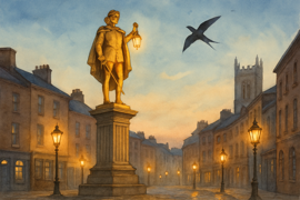 Der glückliche Prinz vom Goldenen Herzen Dublins