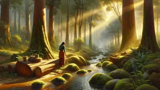 Le Bûcheron et la Hache en Or : une conte d’honnêteté et de récompense divine