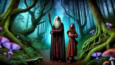 The Wise Old Man and the Enchanted Forest