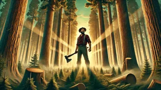Paul Bunyan et Babe : La légendaire bœuf bleu du Nord