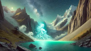 The Lady of the Lake Cries