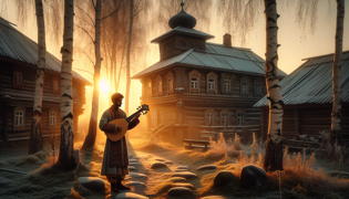 The Lute Player's Journey Through Shadows and Light