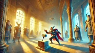 The Theft of Thor's Hammer: A Hilarious Norse Epic of Disguise and Deception