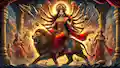 The Legend of the Battle between Durga and Mahishasura