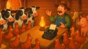 Clique, Clac, Moo: Vacas que Digitam