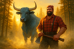Paul Bunyan and the Mighty Blue Ox