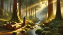 The Woodcutter and the Golden Axe: A Tale of Honesty and Divine Reward